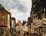 尤金 布丹 : Fervaques, a Village Street